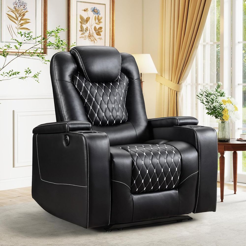 Home Cinema Couch - Power Recliner Chair with USB Ports