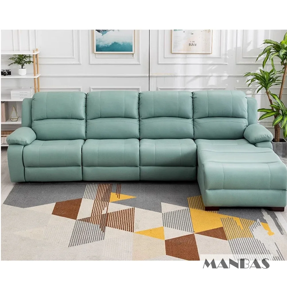Genuine Leather Manual Electri - đánh giá và giá Home Cinema Couch