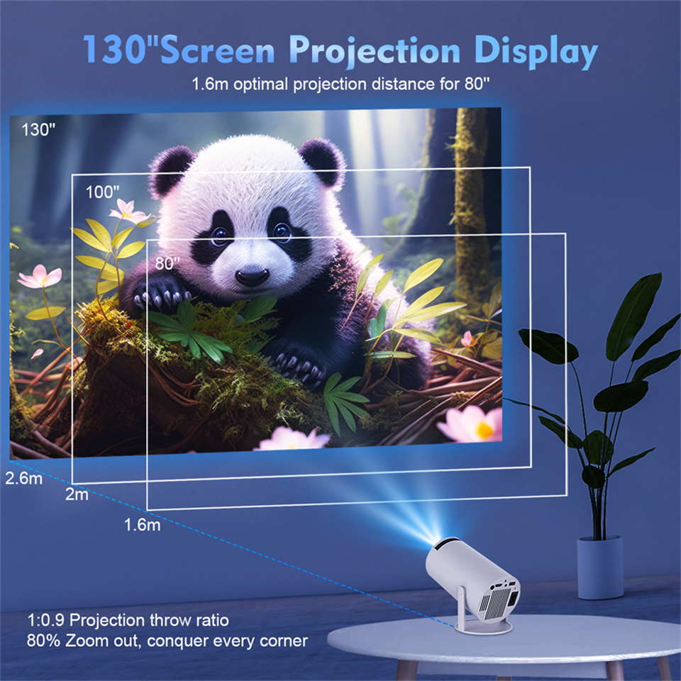2026 New HY300 Projector 4K An - đánh giá và giá Home Cinema Night
