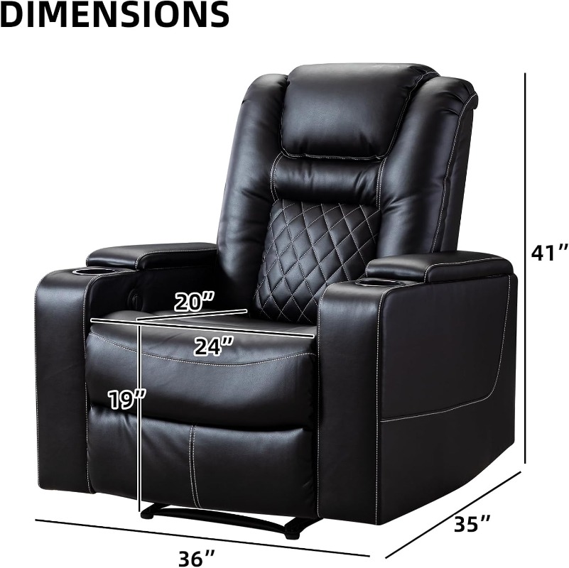 CANMOV Electric Power Recliner - đánh giá và giá Home Cinema Couch