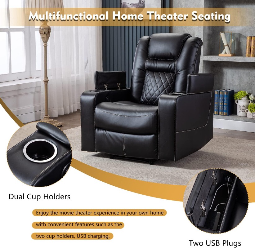 CANMOV Electric Power Recliner - đánh giá và giá Home Cinema Couch