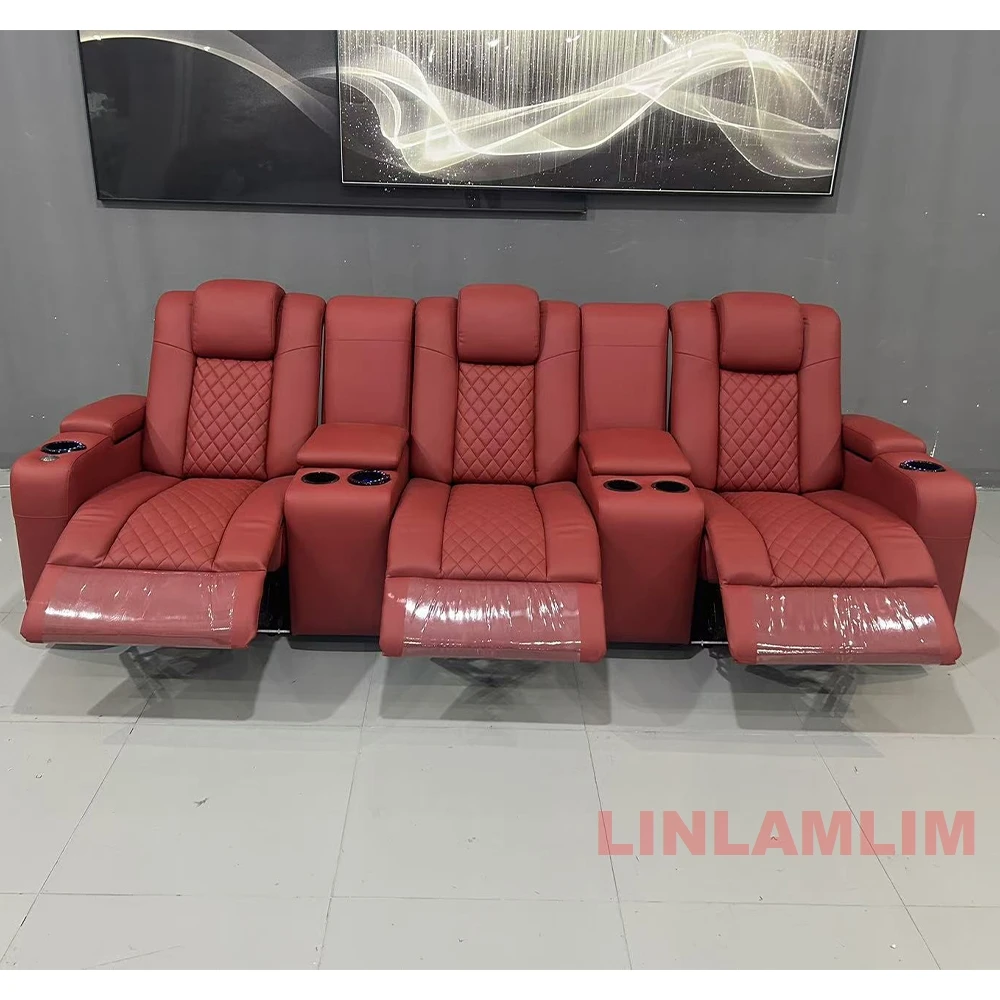 Linlamlim Luxury 3-Seat Reclin - đánh giá và giá Home Cinema Recliners