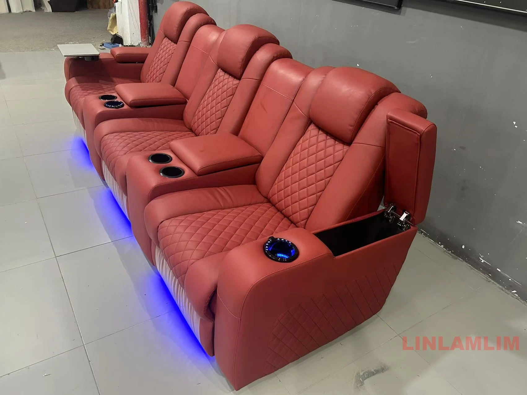 Linlamlim Luxury 3-Seat Reclin - đánh giá và giá Home Cinema Recliners