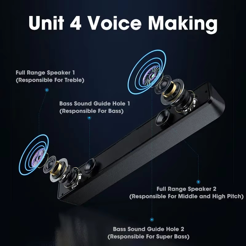 Bluetooth 5.0 4D Surround Soun - đánh giá và giá Home Theater Speaker