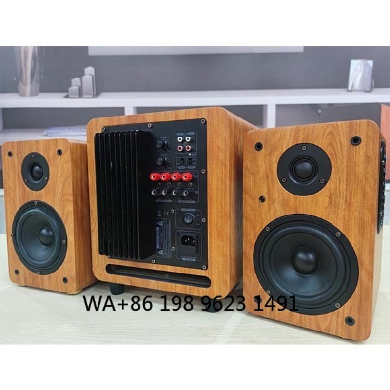 8 Inch 150W RMS Wooden Powered - đánh giá và giá Home Theater Speaker