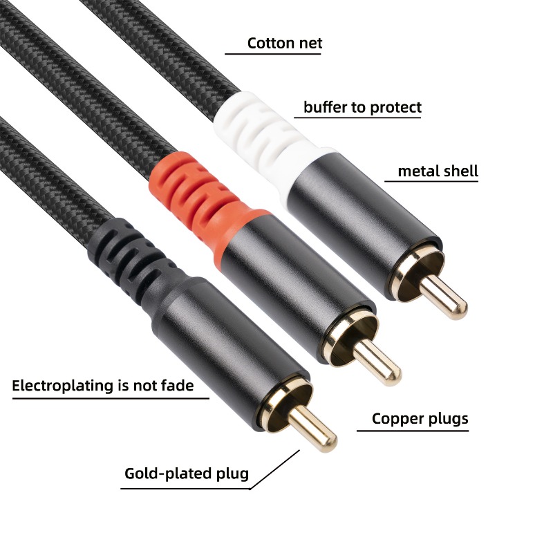 1/2/3M 1 RCA Male To 2 RCA Mal - đánh giá và giá Home Cinema Unit