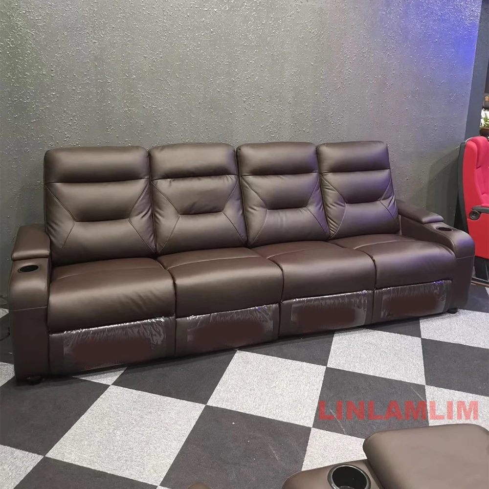 Linlamlim Genuine Leather Sofa - đánh giá và giá Home Cinema Couch